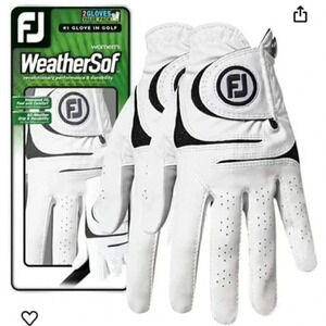 NWT FootJoy performance WeatherSof 1 glove left Prior Generation Golf Glove M